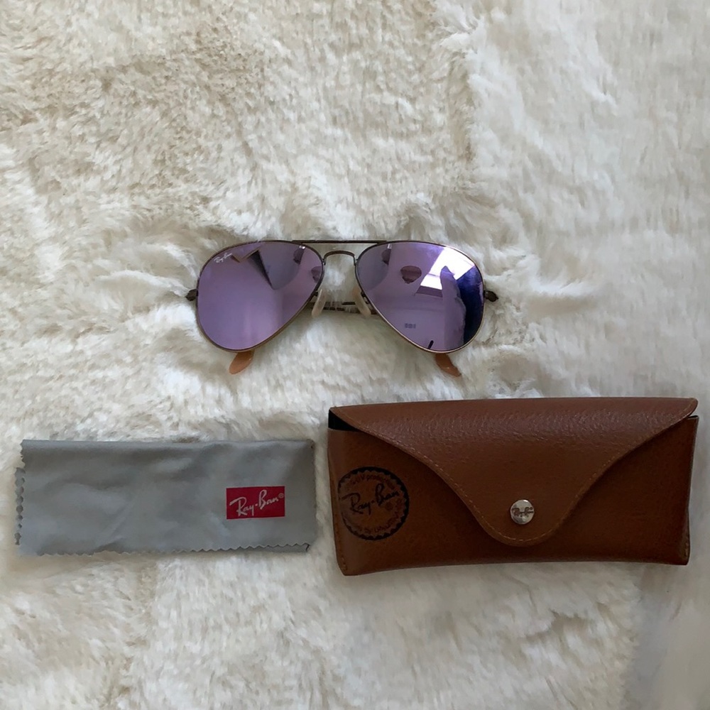 Purple Ray-Ban Aviators